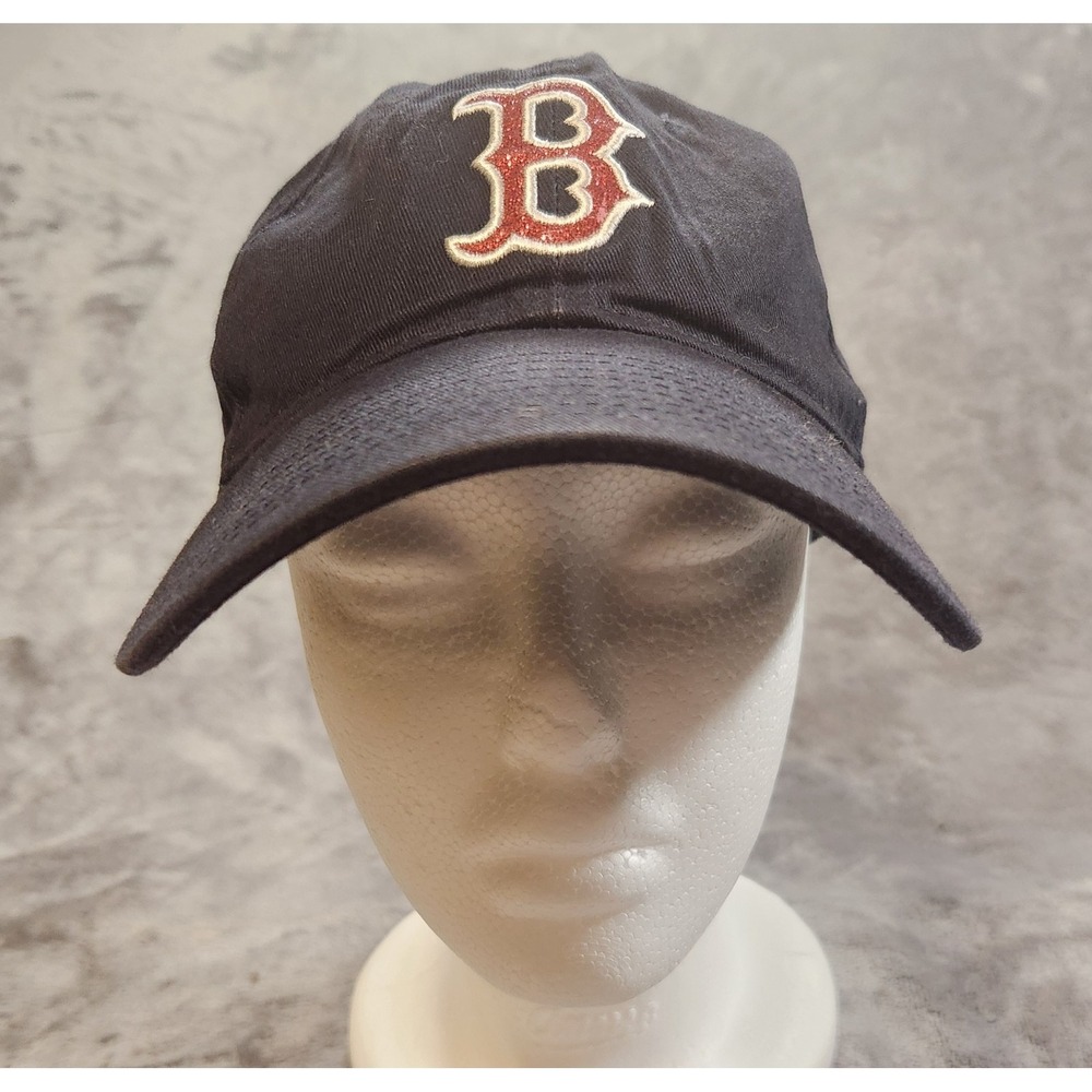 Boston Red Sox Hat Womens Black‎ Glitter  '47 Twins Adjustable Curved Vintage